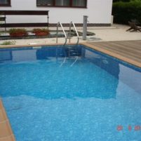 Pools von schweren Folie