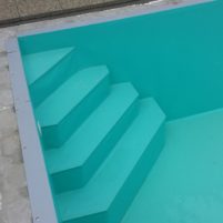 Pools von schweren Folie