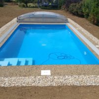 Pools von schweren Folie